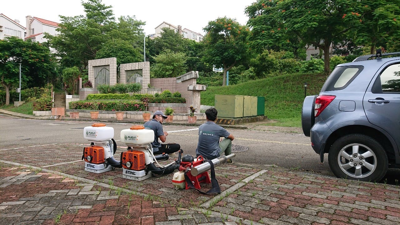 預防登革熱及消毒