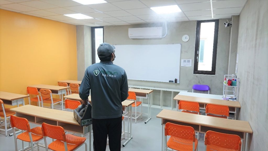 新竹、苗栗補習班消毒