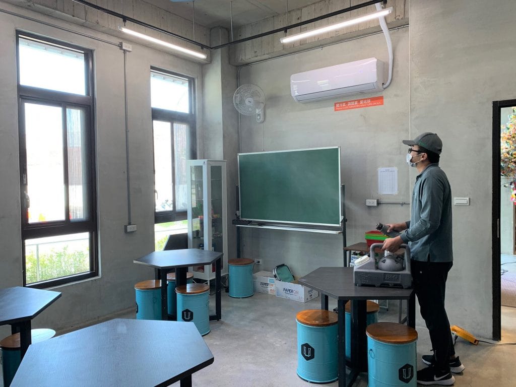新竹、苗栗補習班消毒